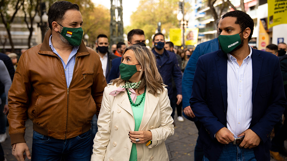 Santiago Abascal e Ignacio Garriga