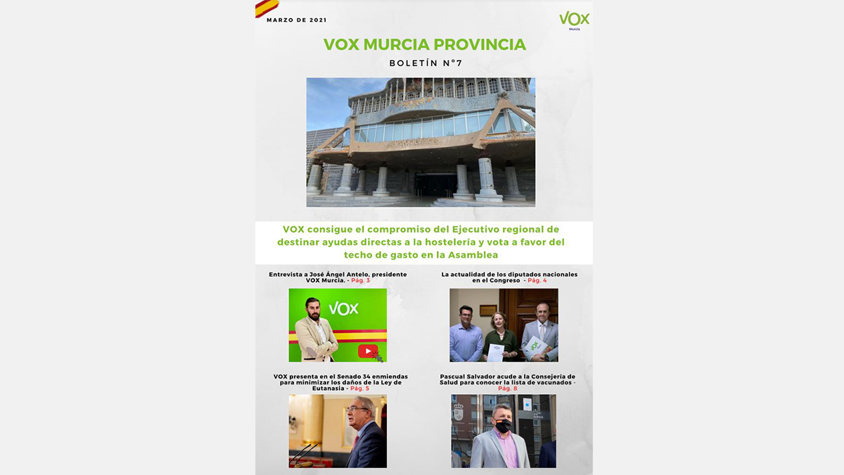 Boletín número 7 VOX Murcia Provincia