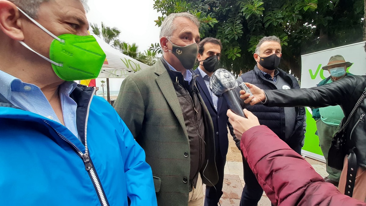 Rubén Manso durante la rueda de prensa hoy en Marbella