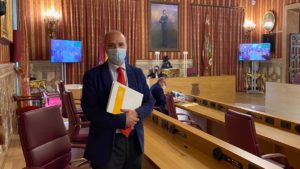 Gonzalo García de Polavieja en la Comisión de abril.
