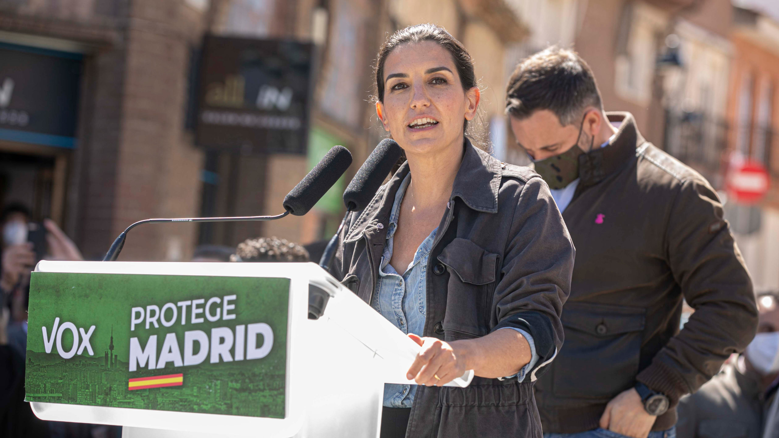 Rocío Monasterio y Santiago Abascal