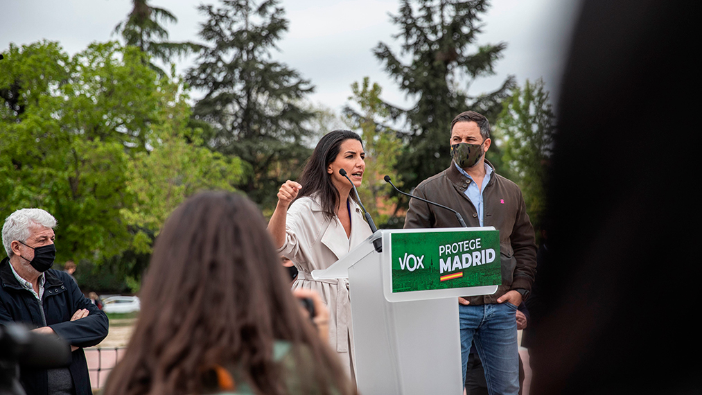 Rocío Monasterio y Santiago Abascal