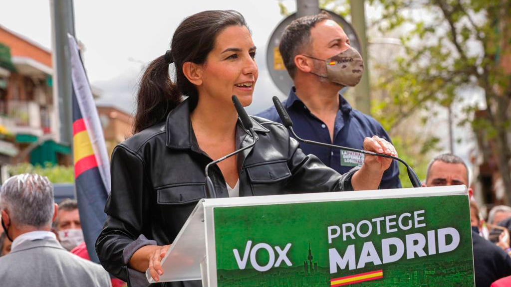 Rocío Monasterio y Santiago Abascal