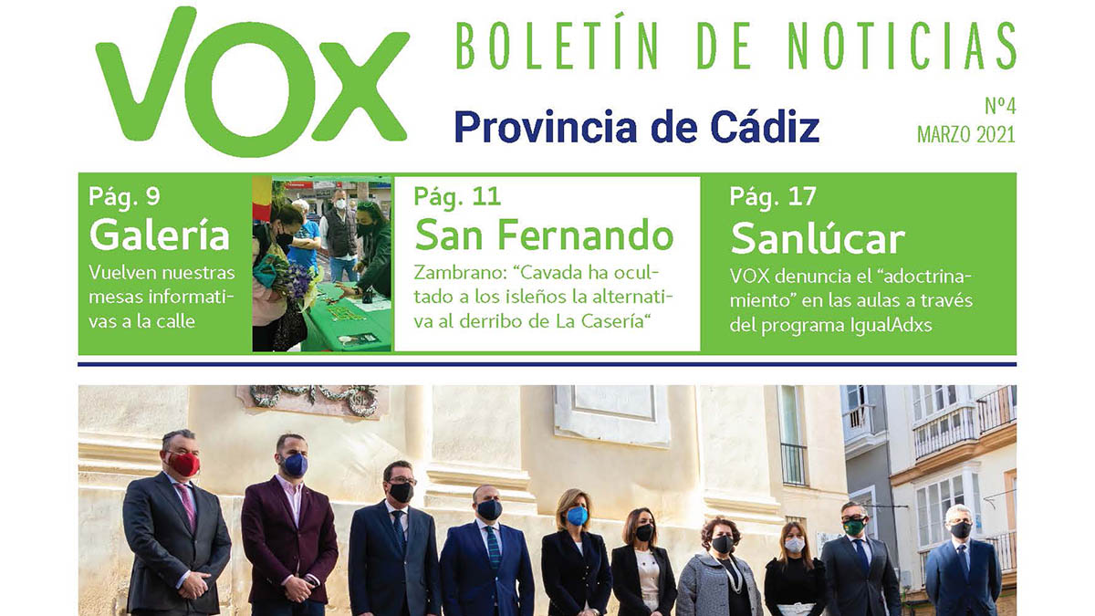 boletín Cádiz marzo
