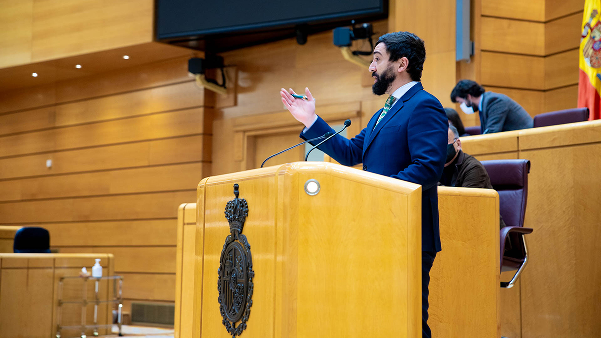 Jacobo González-Robatto, en el Senado
