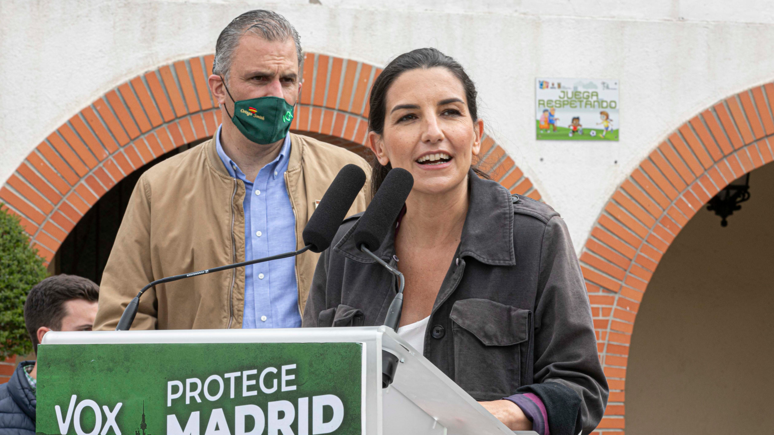 Rocío Monasterio y Javier Ortega Smith