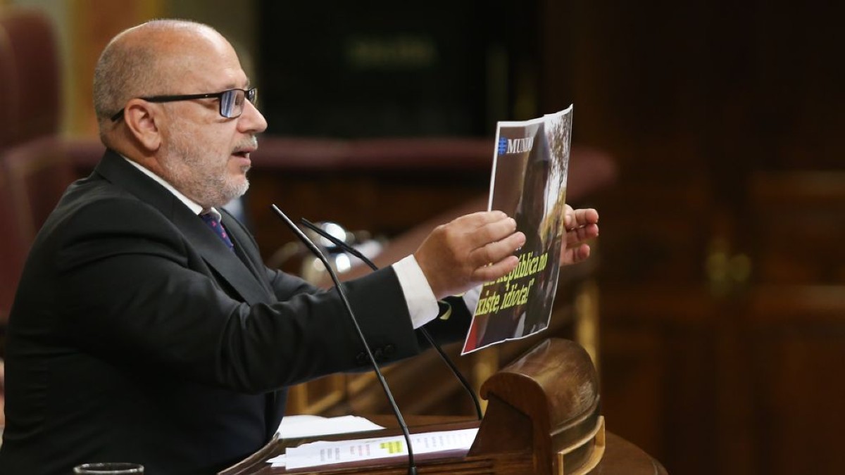 Francisco José Alcaraz en la Tribuna del Congreso