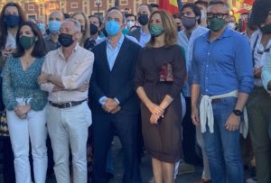 Reyes Romero, Francisco Contreras, Cristina Peláez y Gonzalo García de Polavieja.