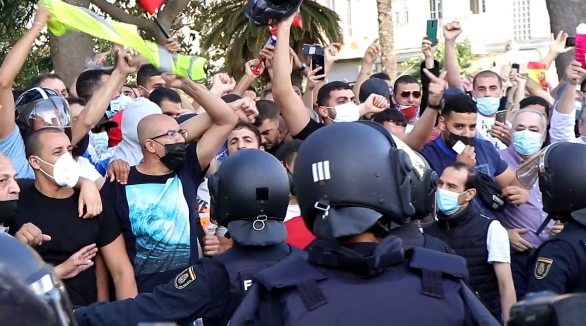 ceuta concentración ilegal