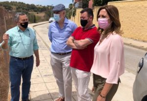 Reyes Romero, Macario Valpuesta y los concejales de VOX en Alcalá.