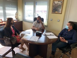 Bartolomé Navarro y Antonio Segura, presidente y vicepresidente de la Cofradía de Pescadores