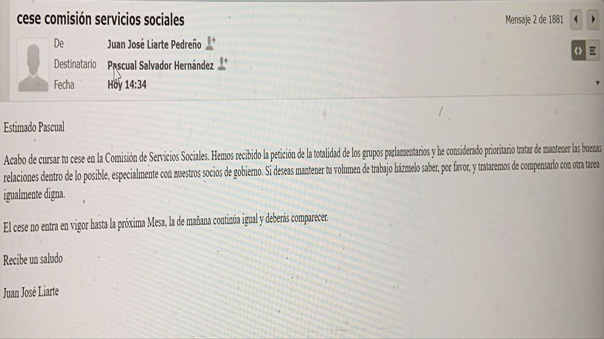 Juan Jose Liarte expulsado de VOX