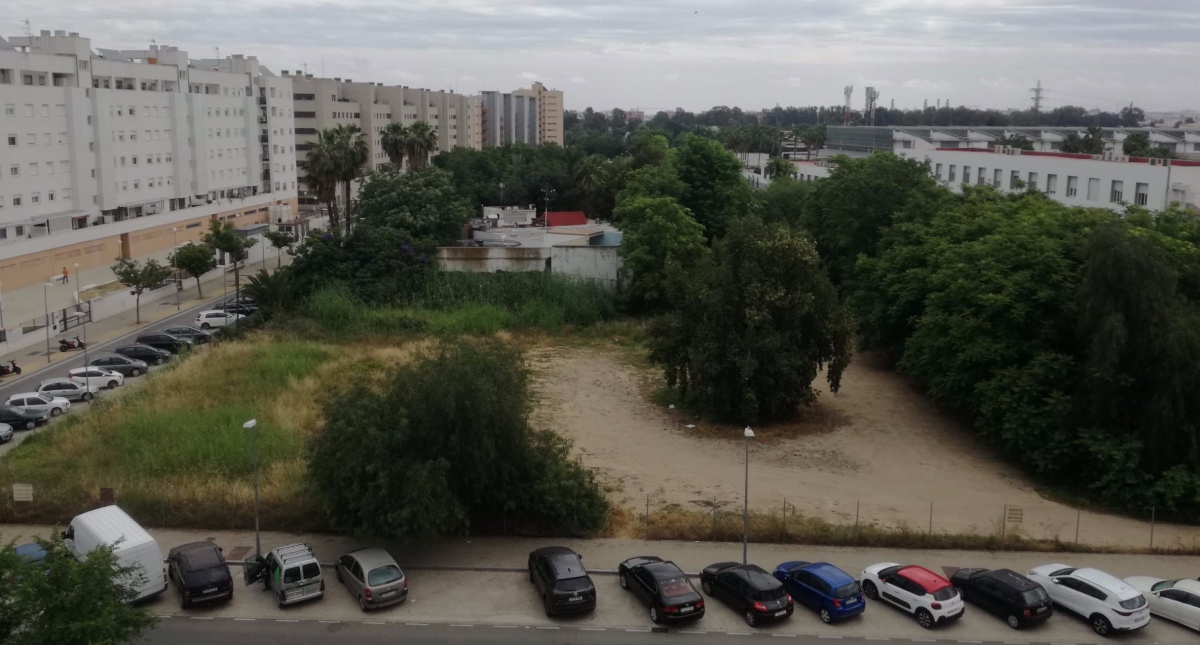 El solar de Tablada sobre el que se realizó la propuesta.