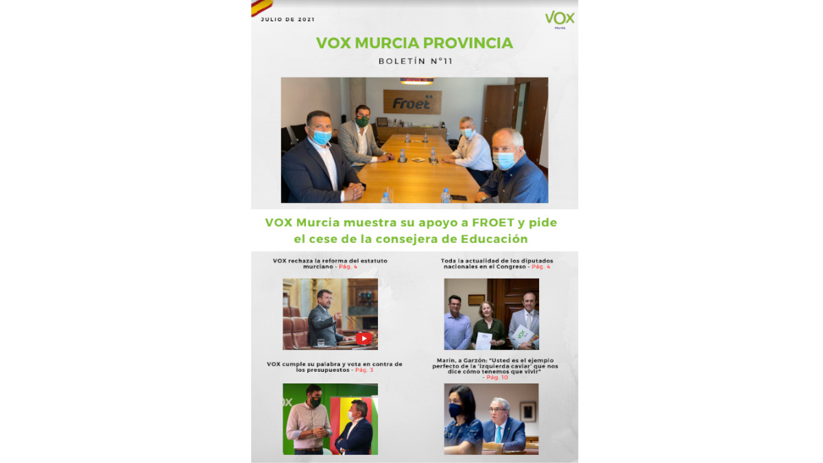 Boletín número 11 - VOX Murcia Provincia