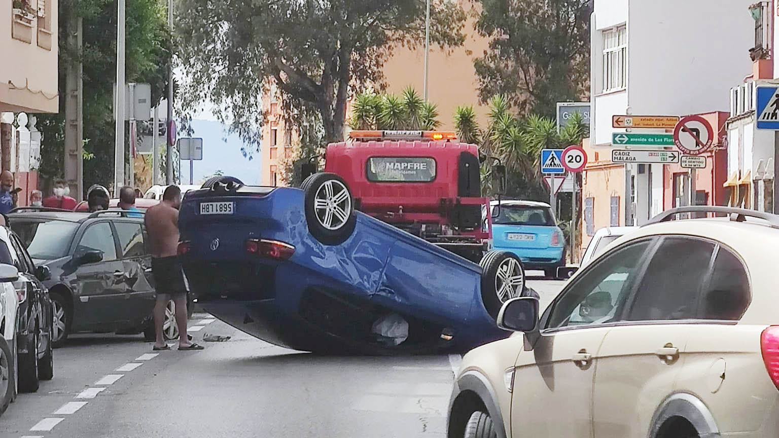 accidente la granja