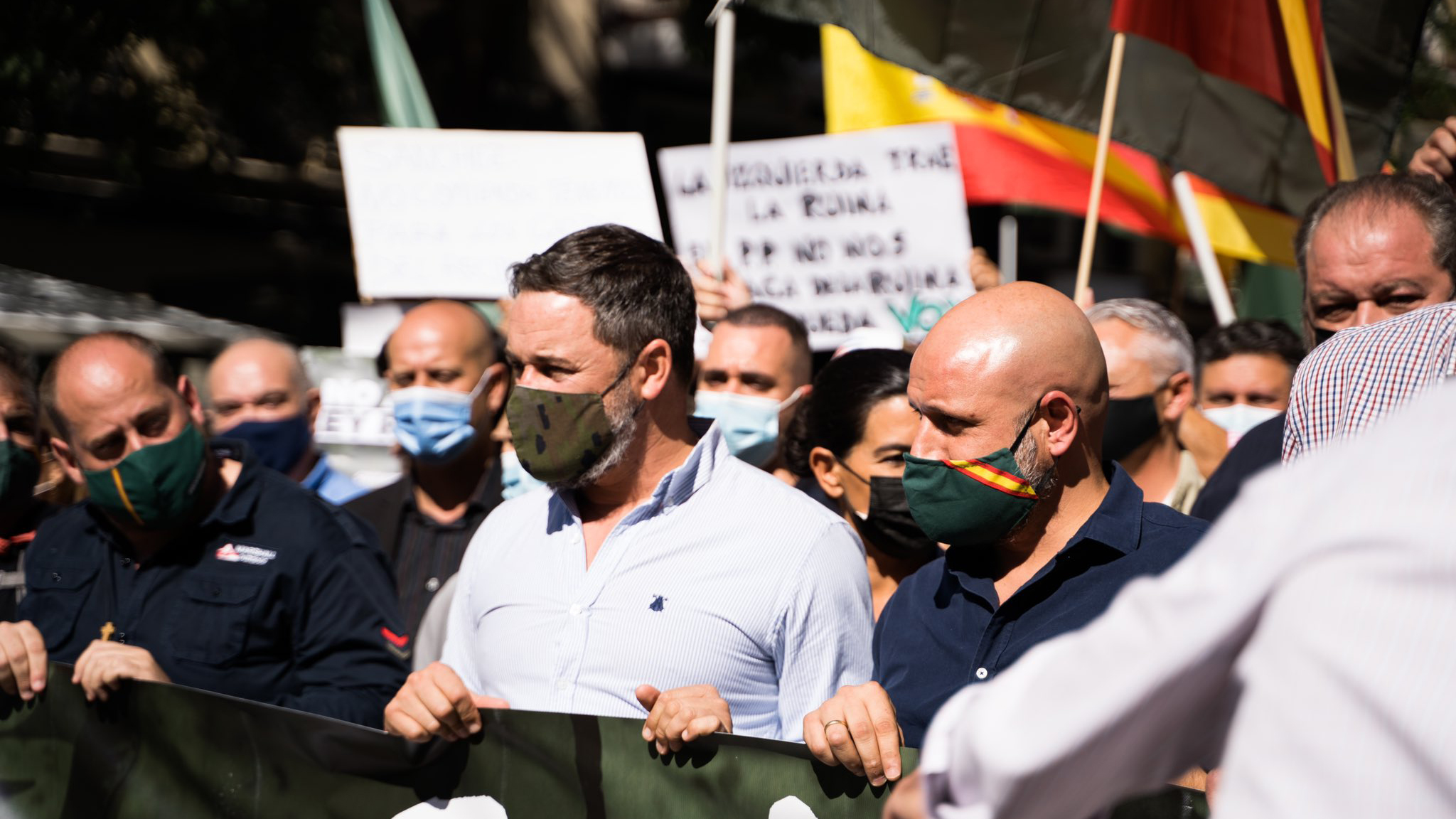 Rodrigo Alonso, junto a Santiago Abascal