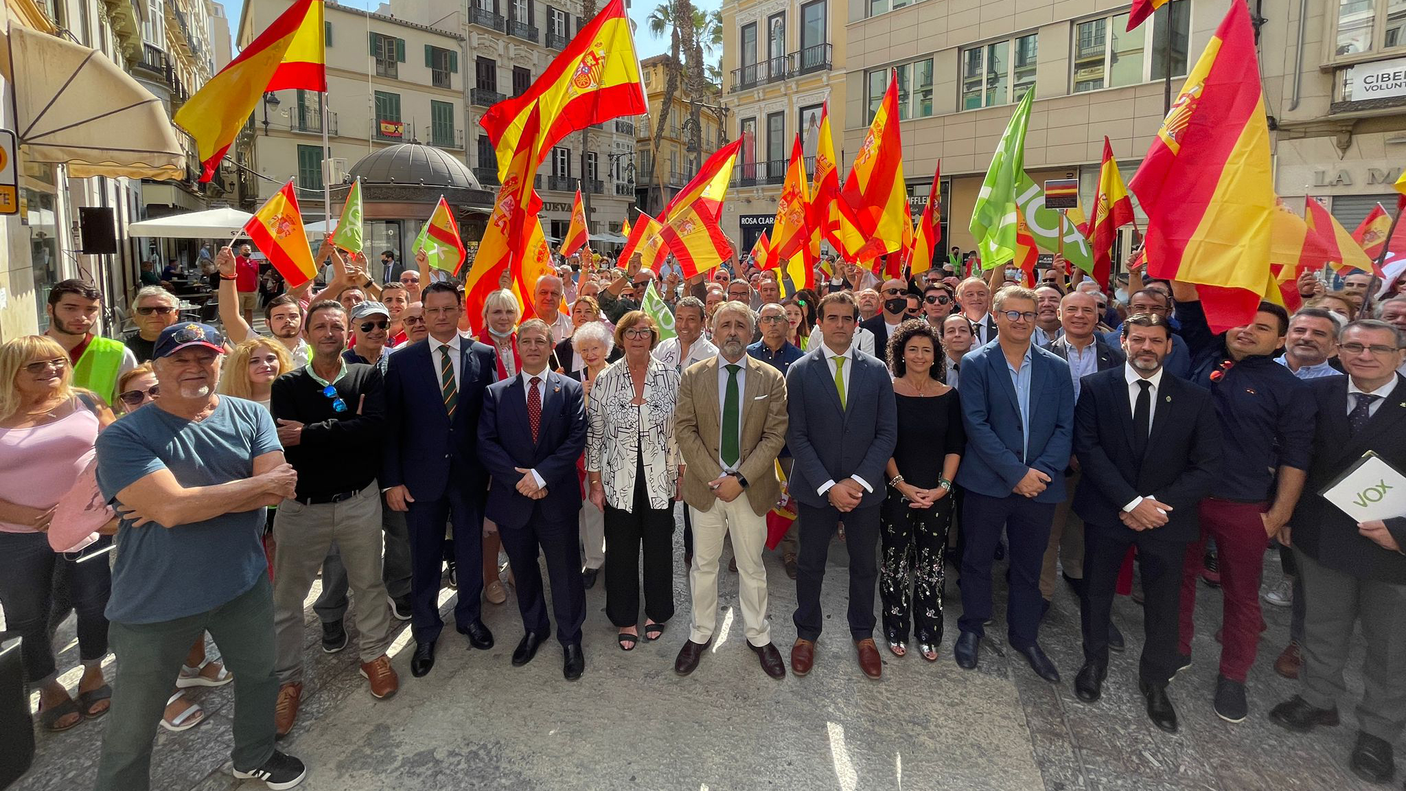 Celebración del 12 de octubre en Málaga