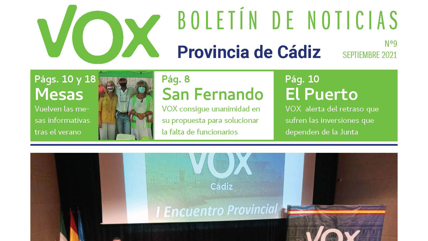 Boletín VOX Cádiz Septiembre