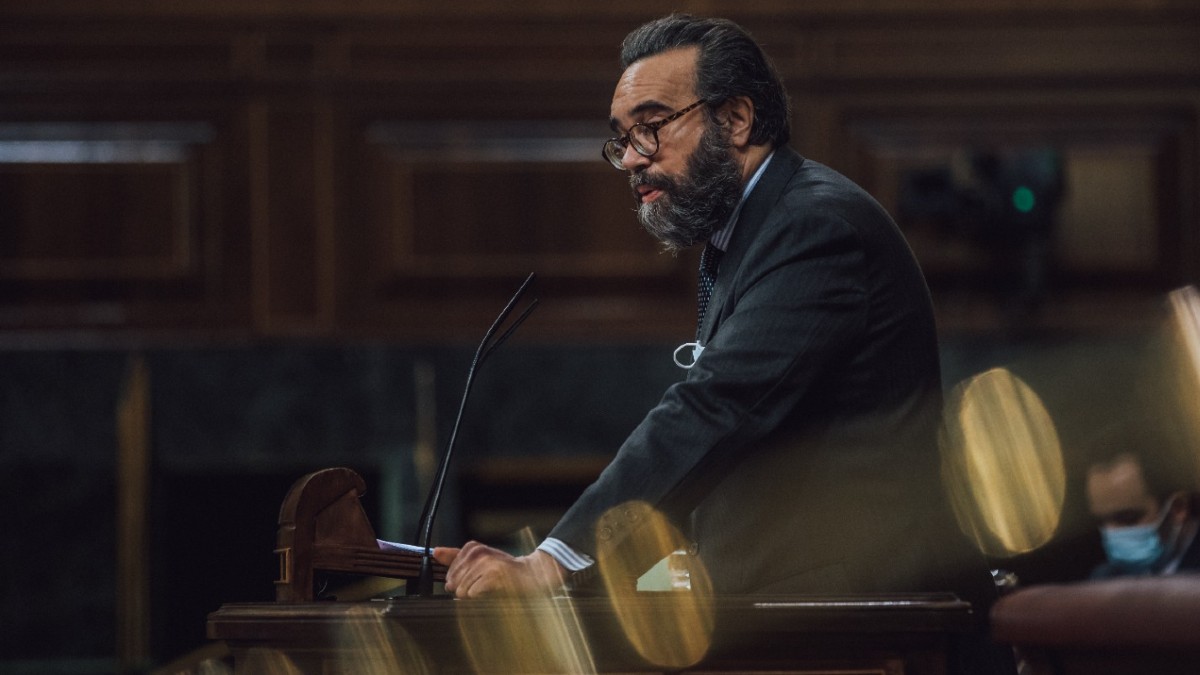 José María Sánchez en la Tribuna del Congreso