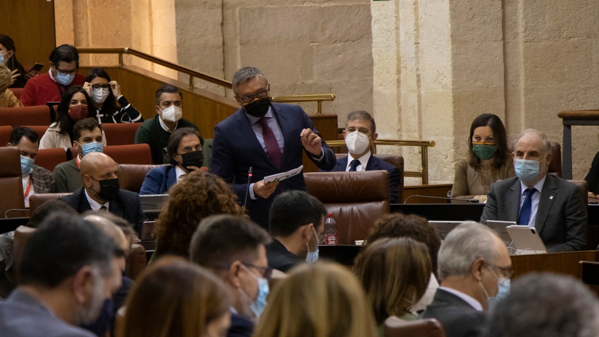 Manuel Gavira durante su intervención en el Pleno.