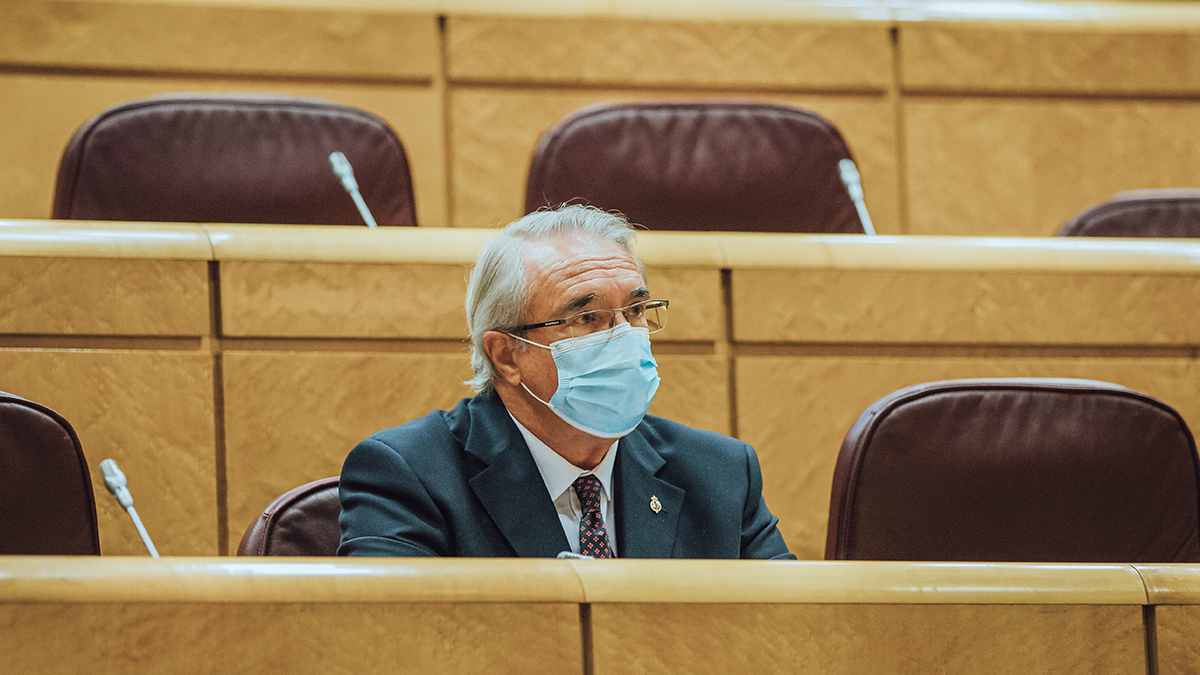 José Manuel Marín, en el Senado
