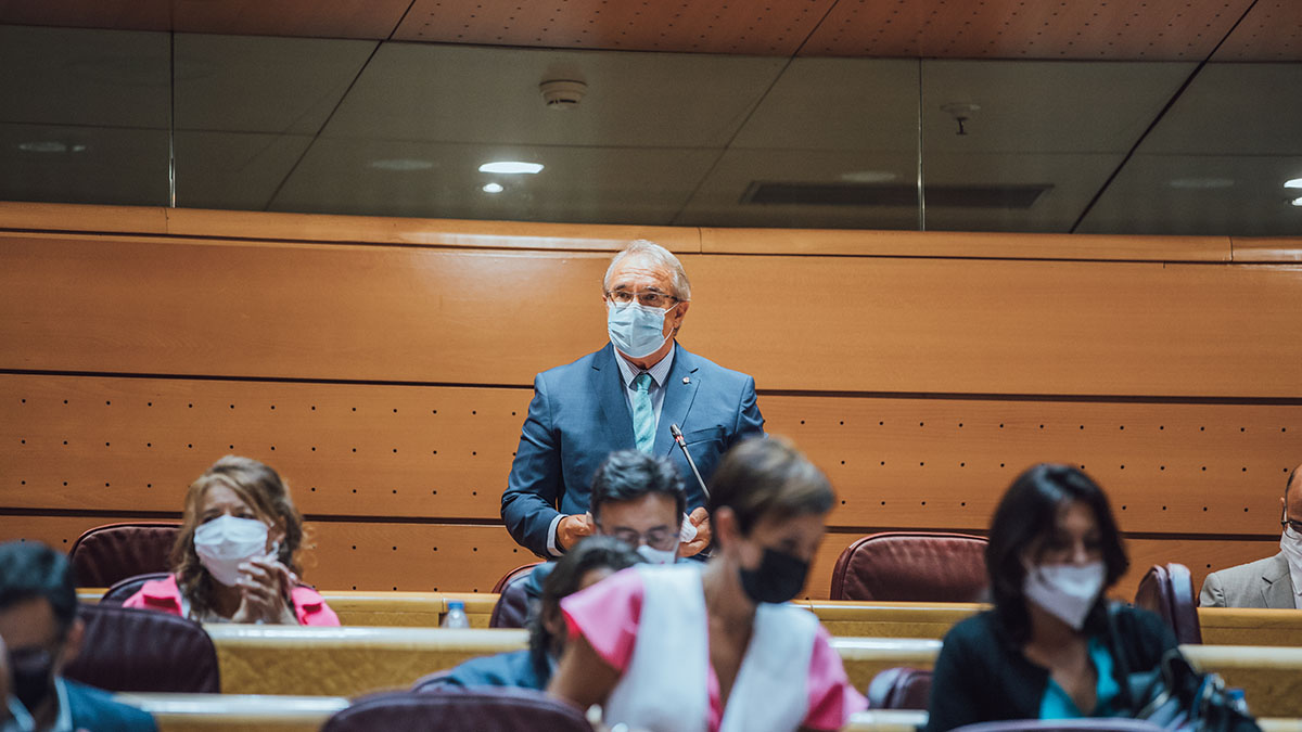 José Manuel Marín, en el Senado