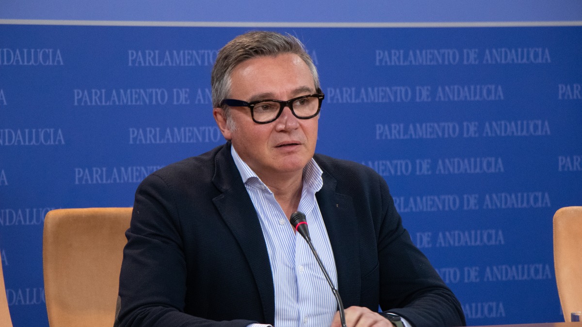 Manuel Gavira durante la rueda de prensa ofrecida a los medios de comunicación.