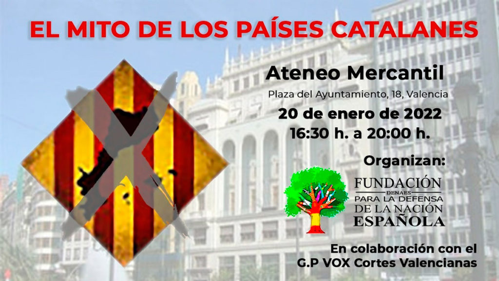 El Mito de los Países Catalanes podrá seguirse en directo en el siguiente enlace: