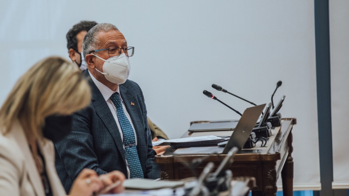 Juan Luis Steegmann en la comisión de Sanidad