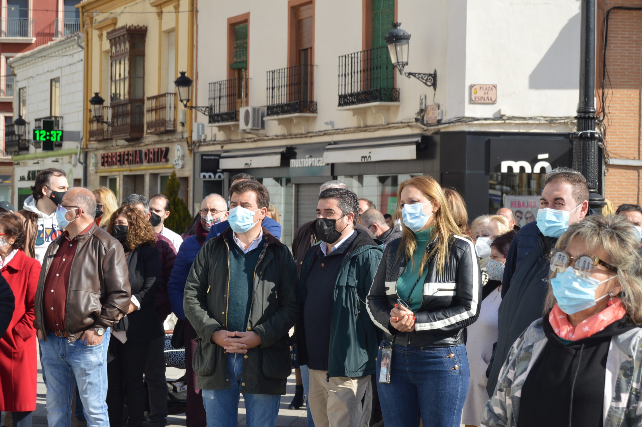 manifestación contra la okupación en tomelloso