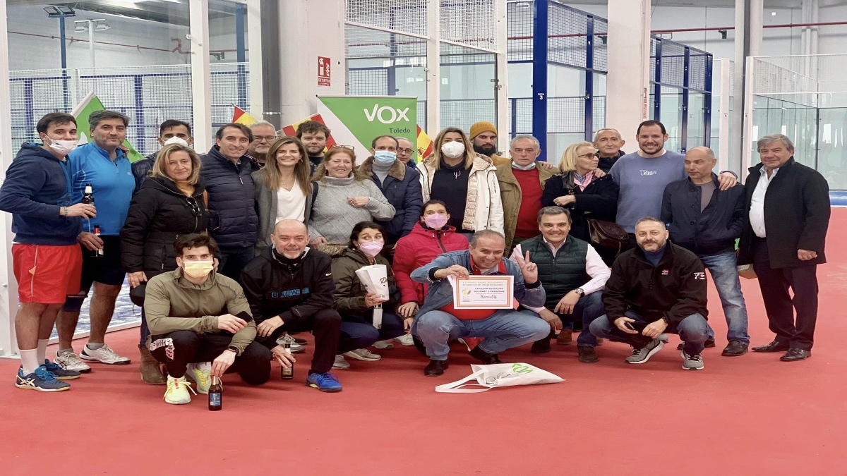 Gran acogida del I Torneo Solidario de Pádel de VOX en Toledo