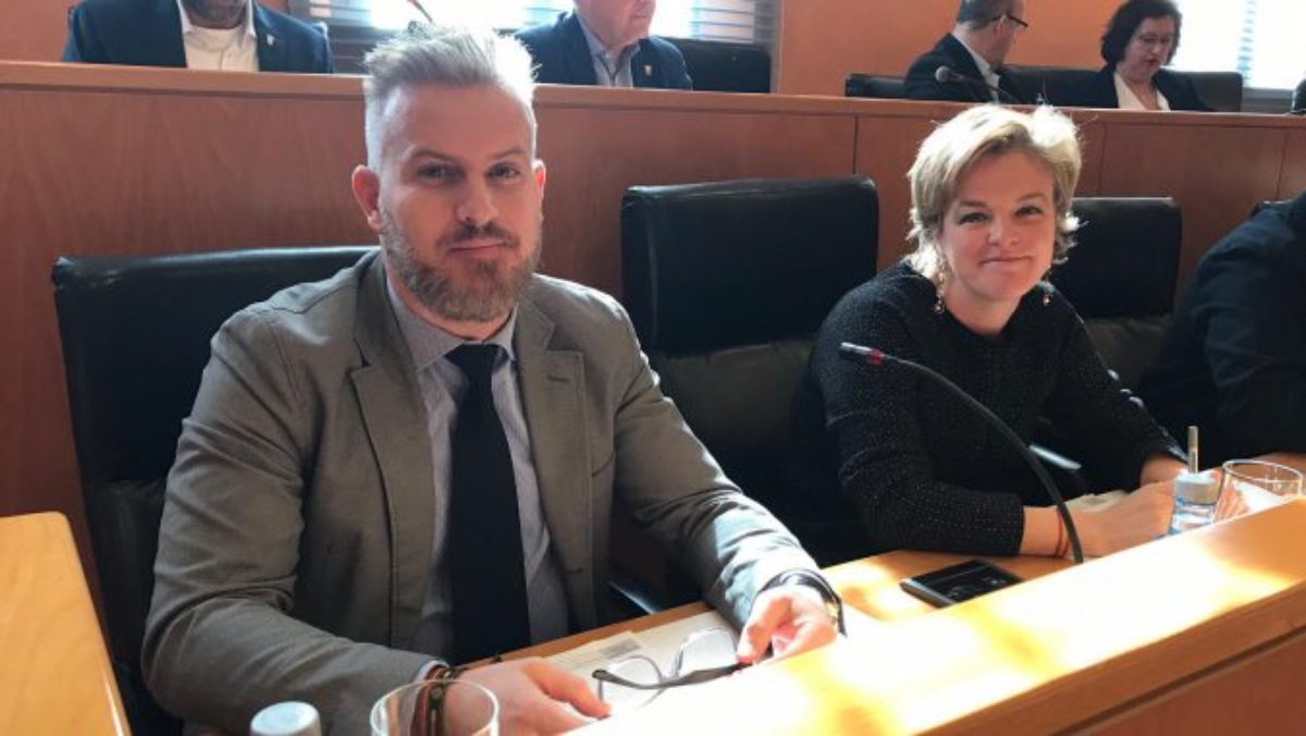 Adrián Trashorras y Teresa de Terry.