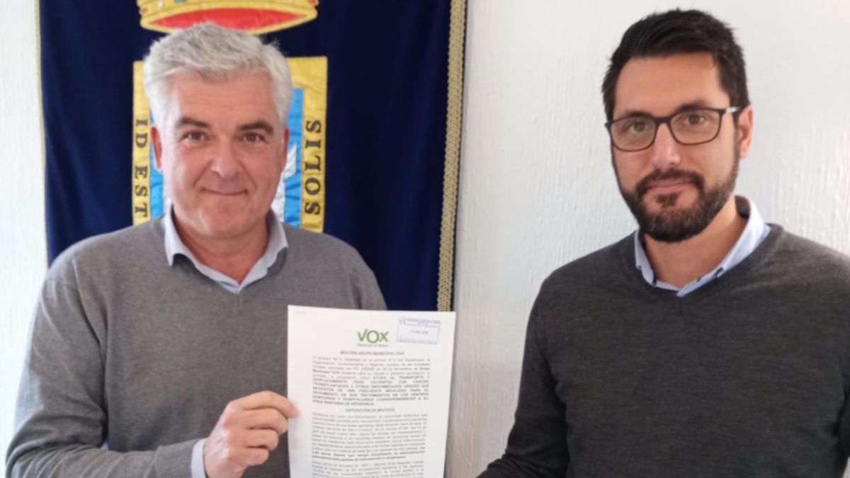 Los concejales de VOX en Sanlúcar la Mayor.