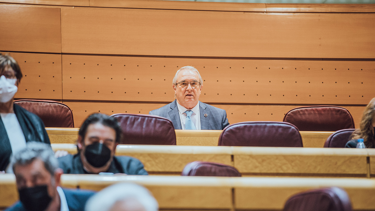 José Manuel Marín, en el Senado