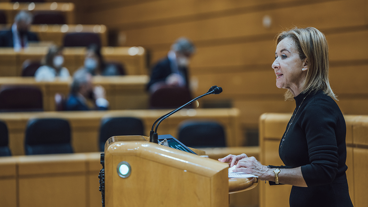 Yolanda Merelo, en el Senado
