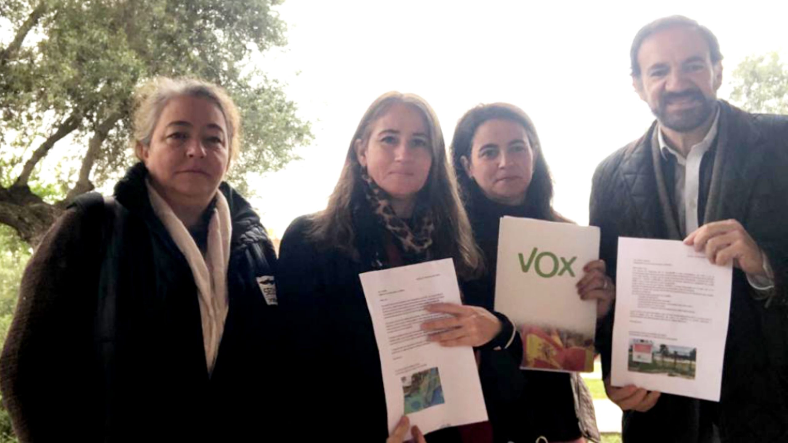 Equipo de trabajo de VOX en Valencina de la Concepción