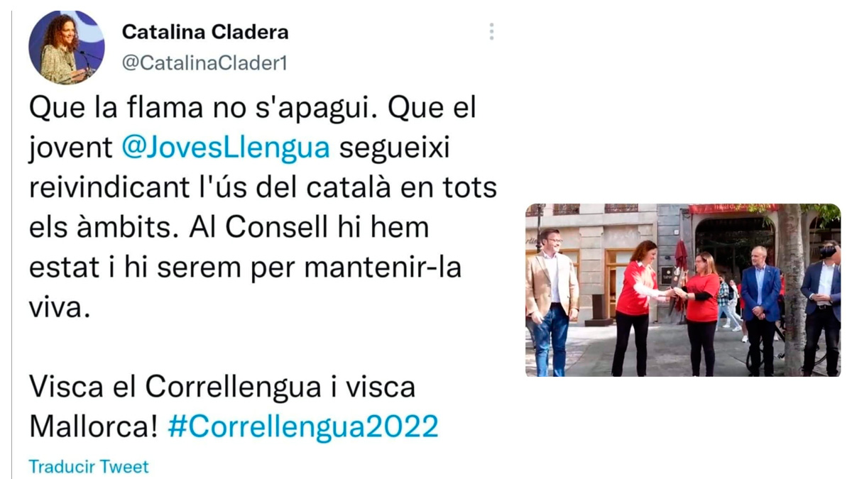 VOX ataca el correllengua por ser una actividad espuria y ruin