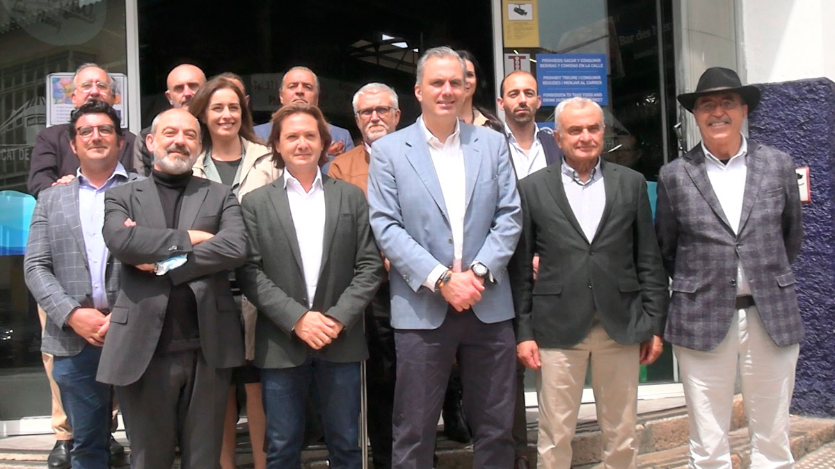 Visita con el presidente de VOX Baleares Jorge Campos y su equipo.