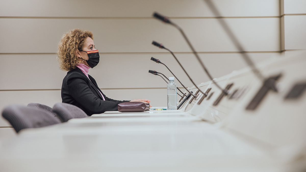 Yolanda Merelo, en la Comisión de Interior.