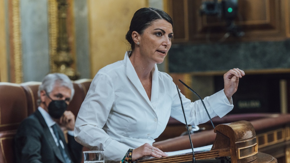 Macarena Olona en la tribuna del Congreso