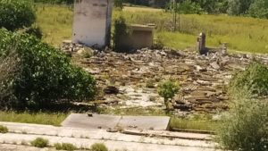 Cementerio de amianto en el antiguo solar de Tableros del Sur