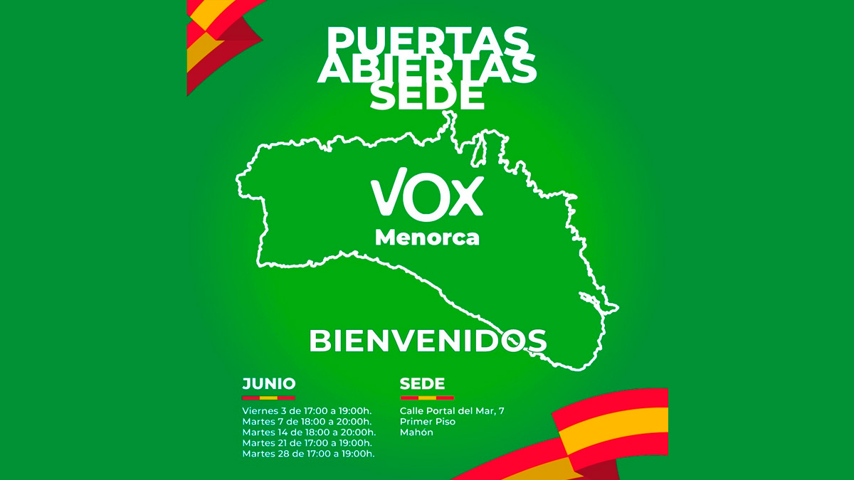 la sede de VOX es la casa de todos los ciudadanos de nuestro país,