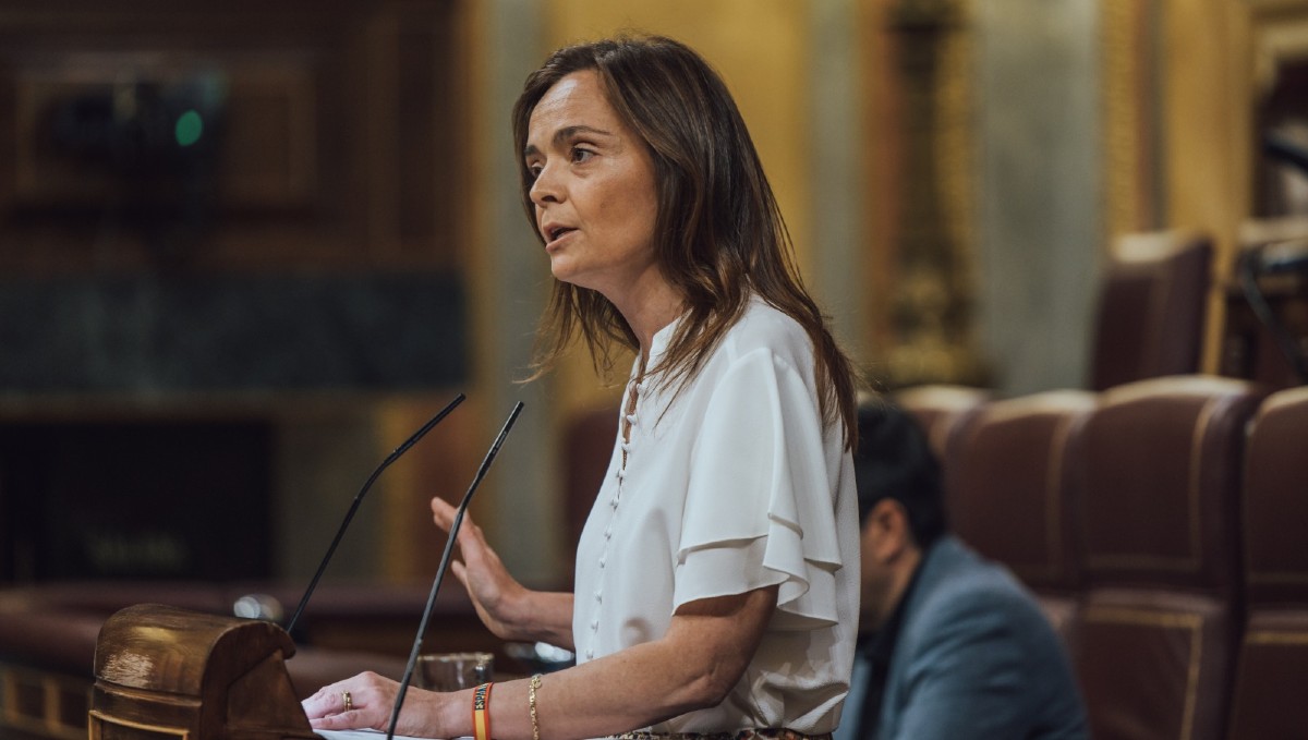 Georgina Trías en la tribuna