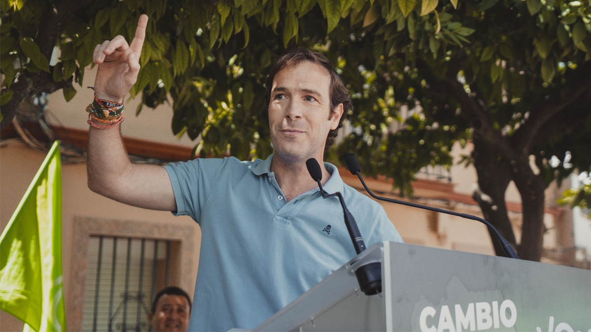 Javier Cortes, candidato de VOX al Parlamento de Andalucía por Sevilla