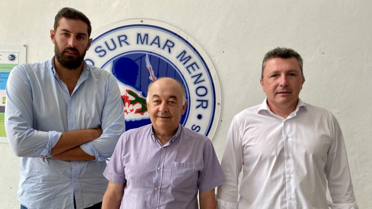 Antelo y Pascual con los regantes del Arco Sur, Cabo de Palos