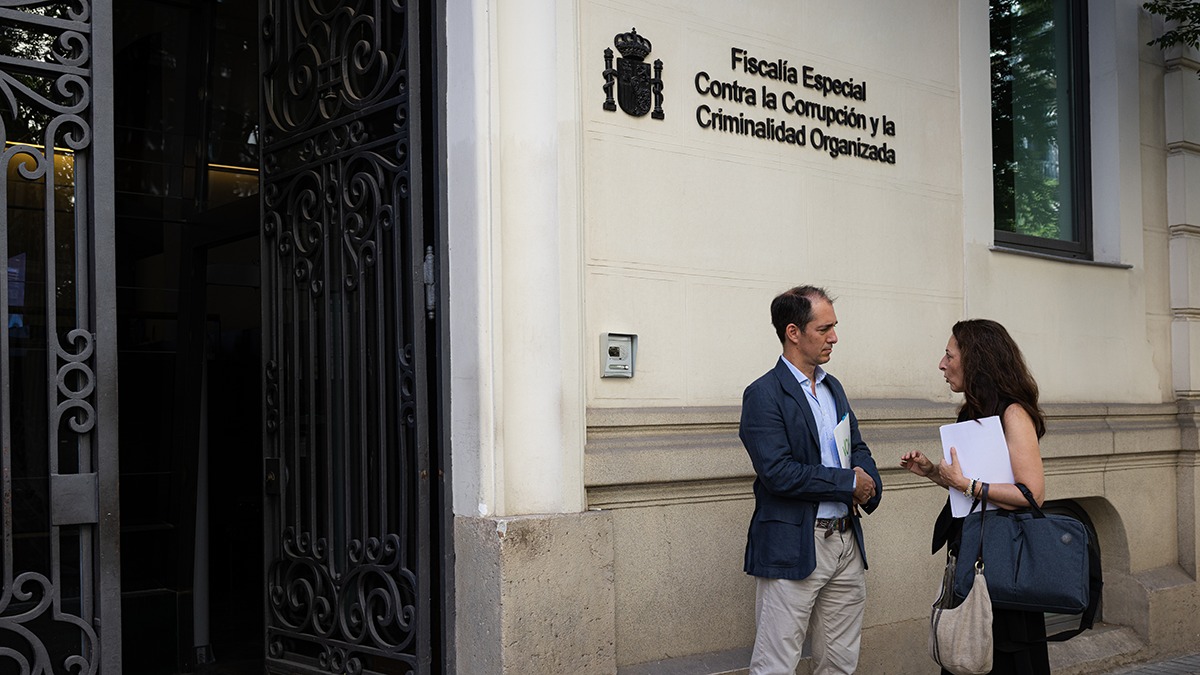 Marta Castro y Víctor González, en Fiscalía