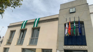 Fachada del Ayuntamiento de Valencina de la Concepción, en Sevilla