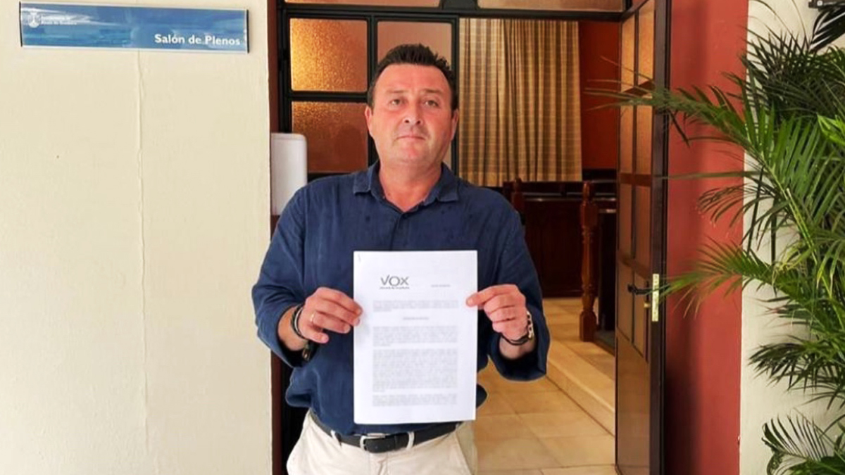 Juan Carlos Sánchez, portavoz de VOX en el Ayuntamiento de Alcalá de Guadaíra
