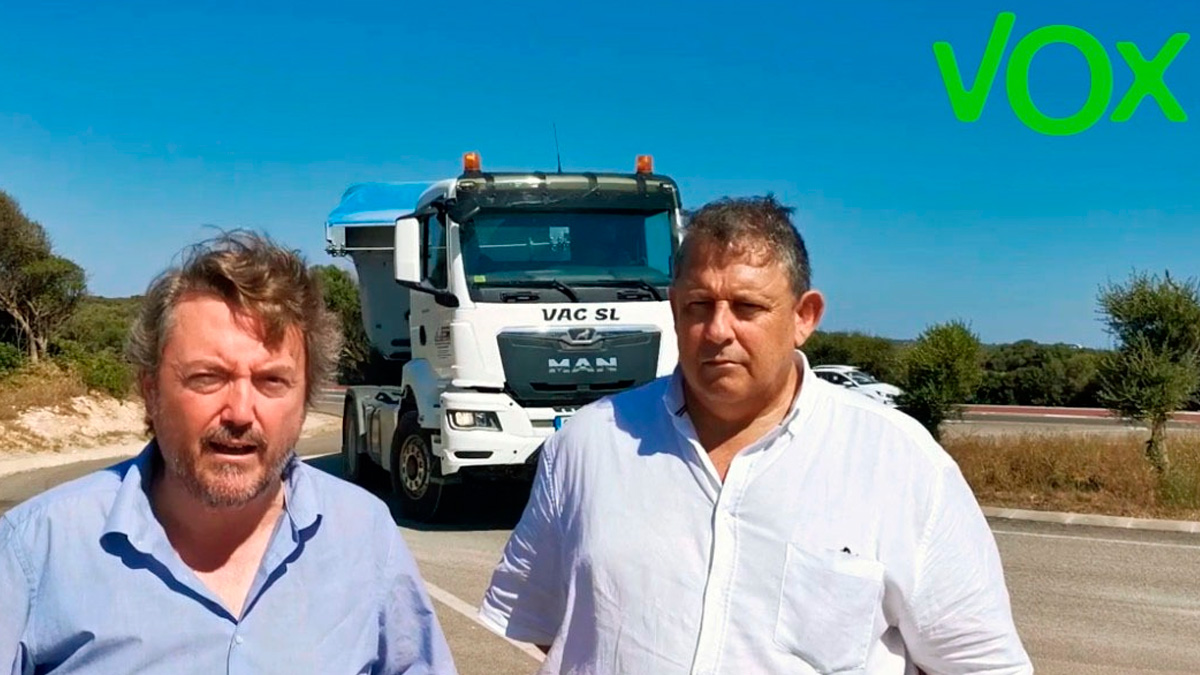 VOX Menorca propone desdoblar la carretera general
