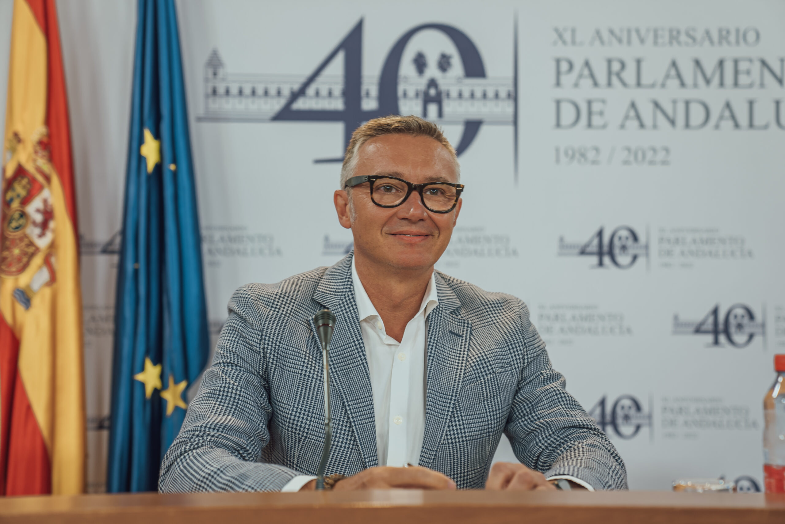 Manuel Gavira, portavoz del Grupo Parlamentario VOX en el Parlamento de Andalucía